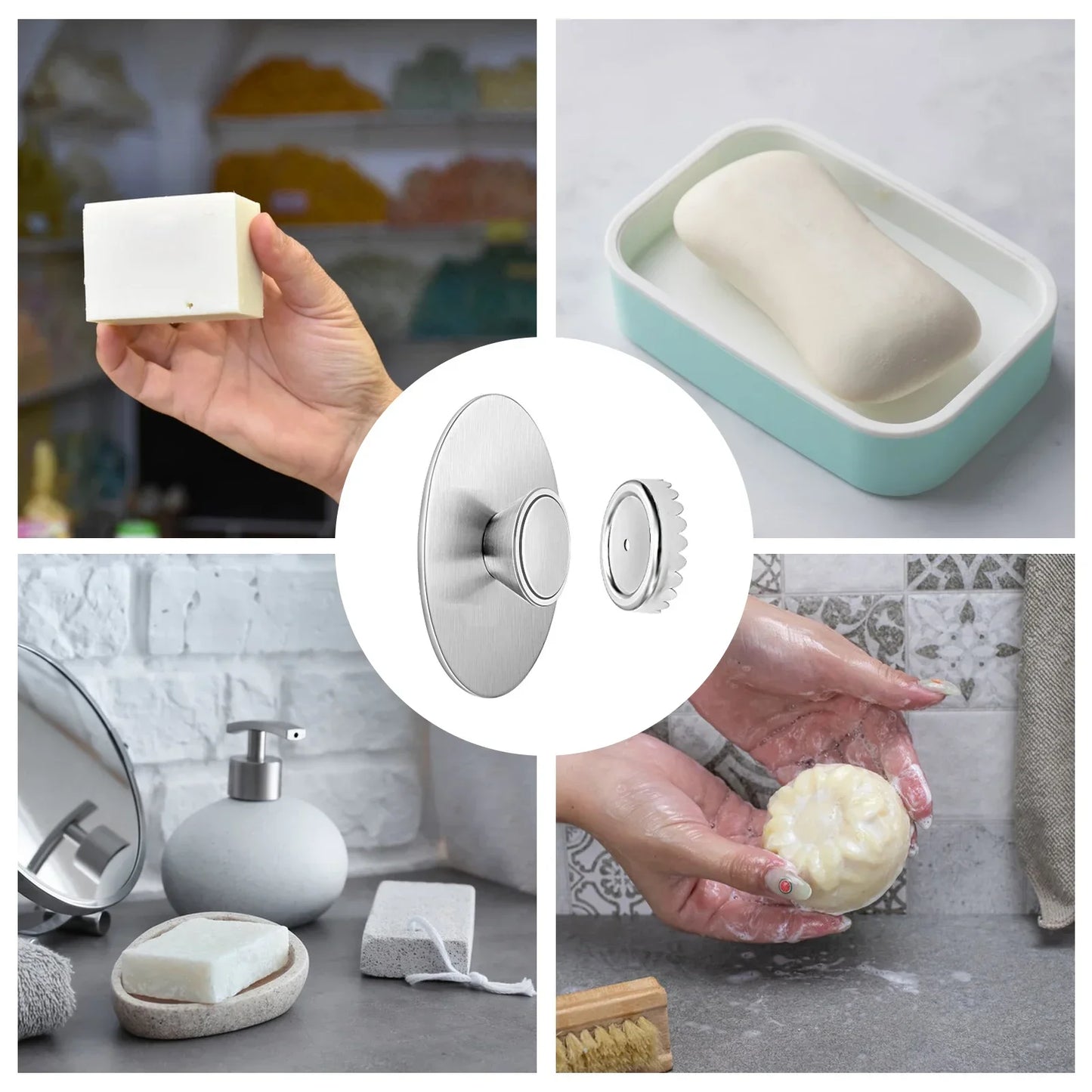 MagnetoSoap – Porte-savon magnétique sans perçage